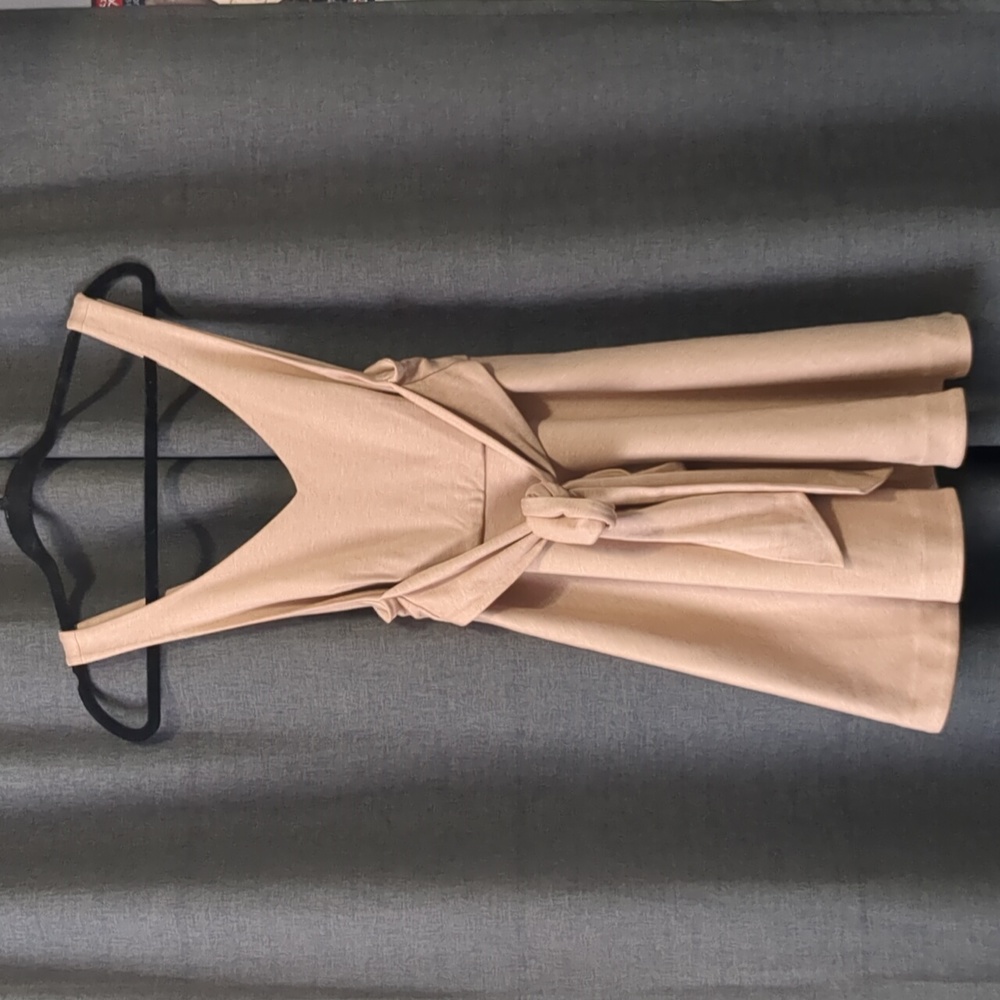 QDA Tan Dress  Size Small